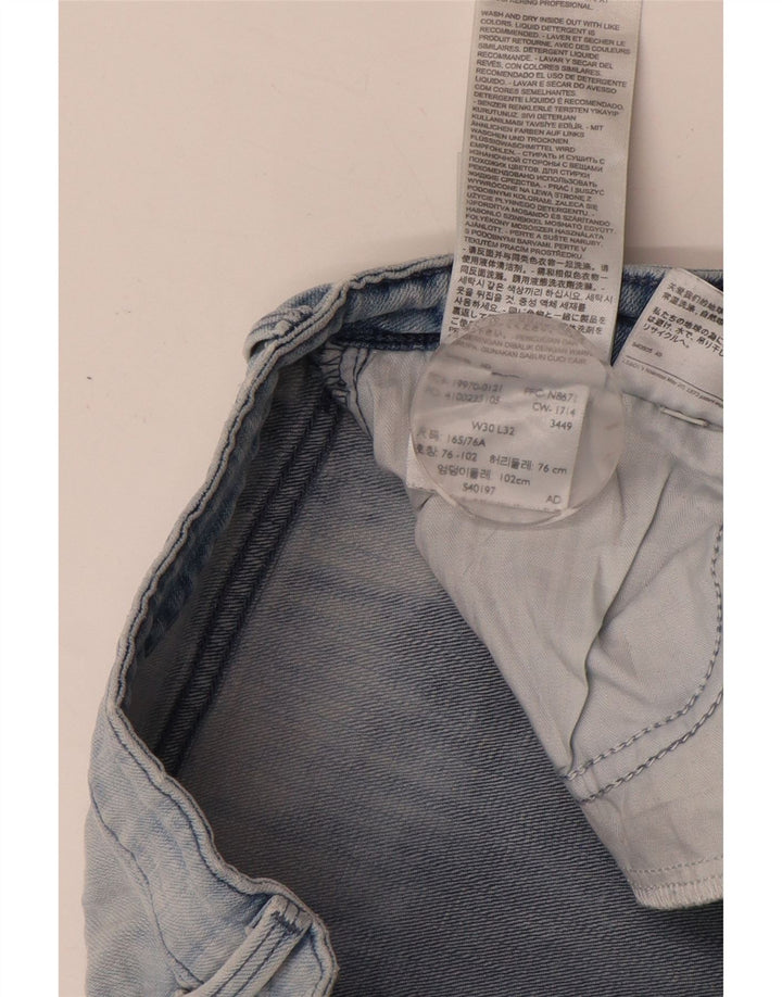 LEVI'S Γυναικείο Slim Jeans W30 L30 Blue Cotton