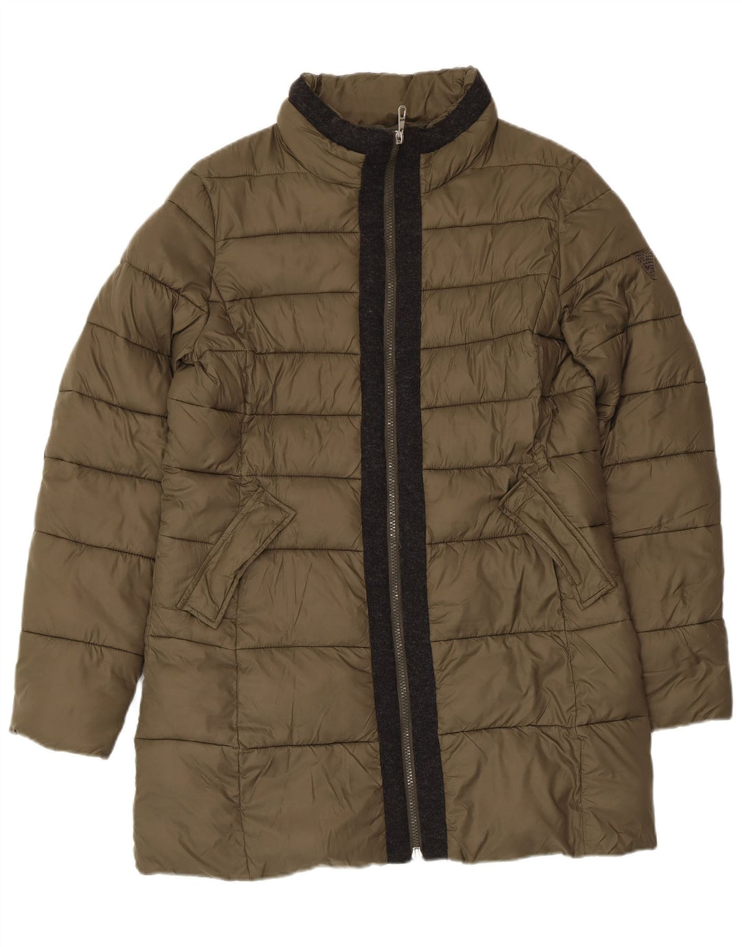 Guess Wattierter Herrenmantel UK 40 Large Khaki Polyamid