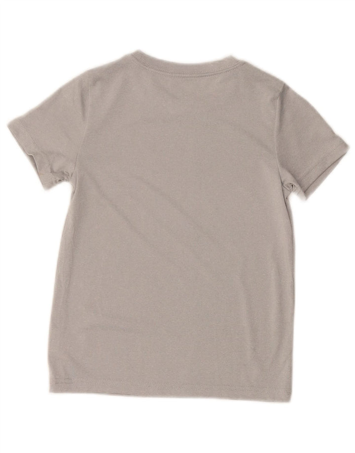 PUMA Boys T-Shirt Top 5-6 år Grå polyester