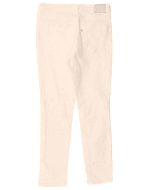 Levi's Damen 311 Shaping Skinny Jeans W29 L28 Weiße Baumwolle