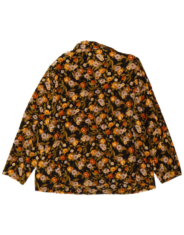 Persona Womens Long Sleeve Blouse Top Size 29 XL Multicoloured Floral