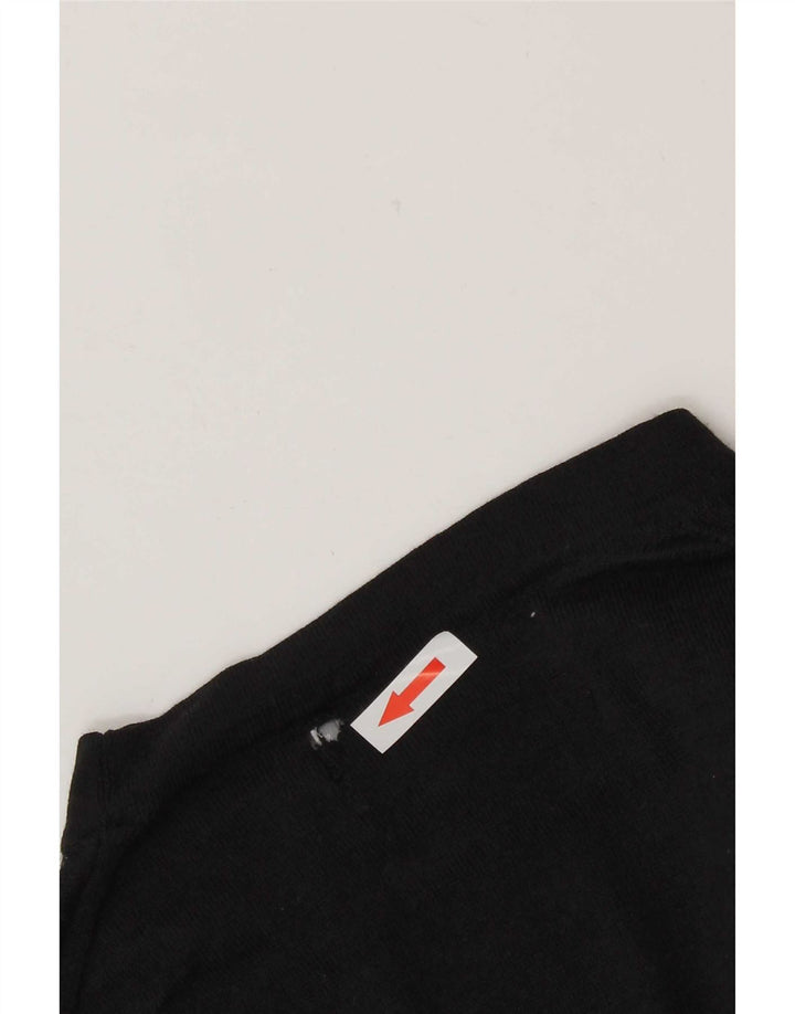 Marks & Spencer Dame Turtle Neck Jumper Sweater UK 10 Small Black