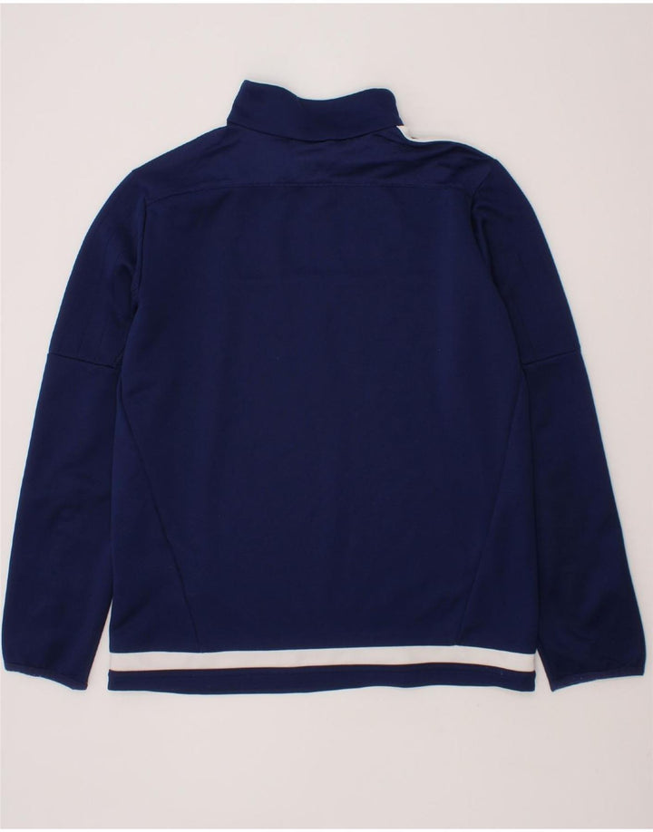 ADIDAS Boys Climacool Pullover Tracksuit Top 11-12 Years Navy Blue Vintage Adidas and Second-Hand Adidas from Messina Hembry 