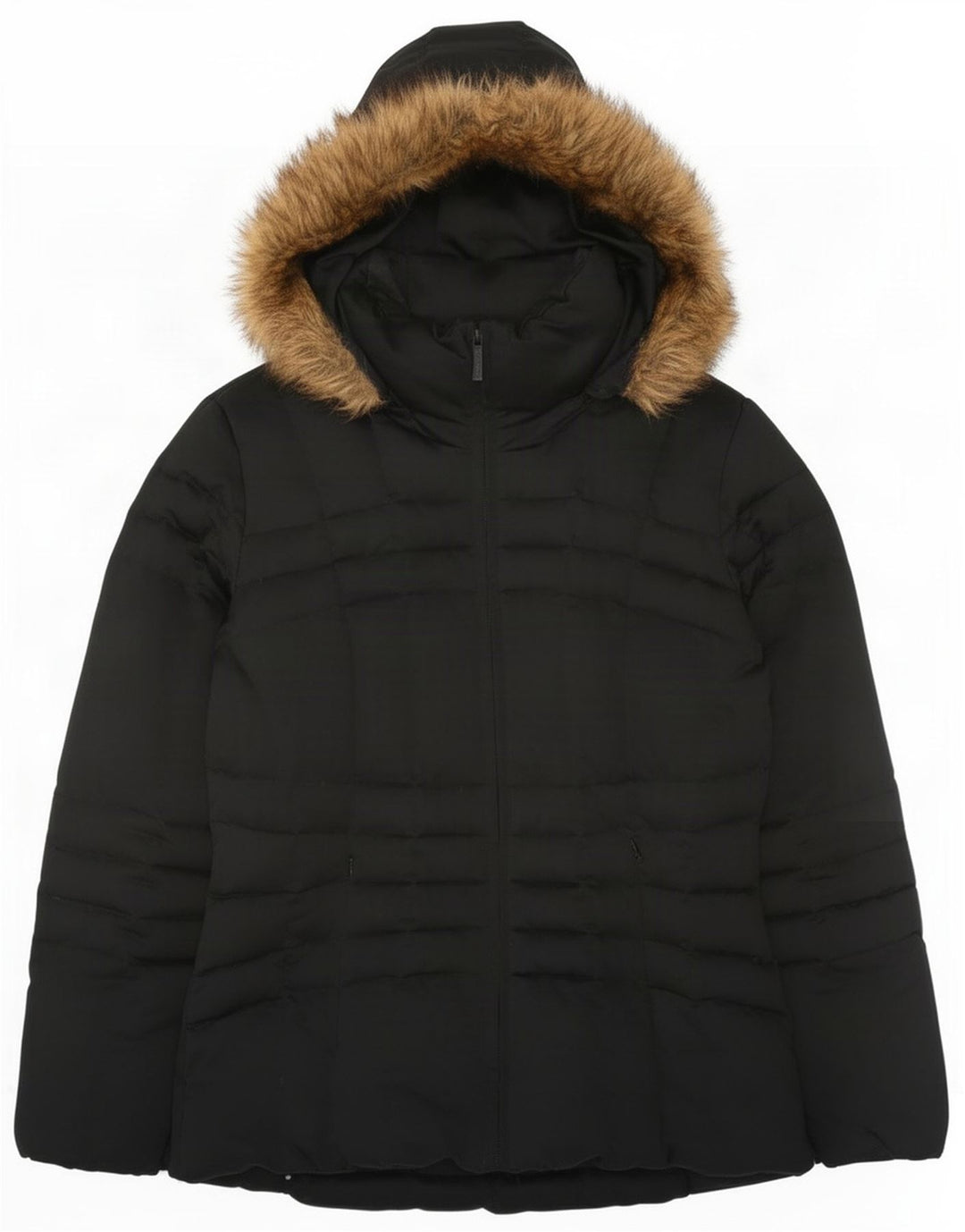 Calvin Klein Womens Hooded Oversized Padded Jacket UK 10 Small Black