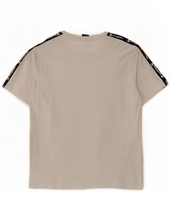 Champion Mens Graphic T-Shirt Top XL White Colourblock