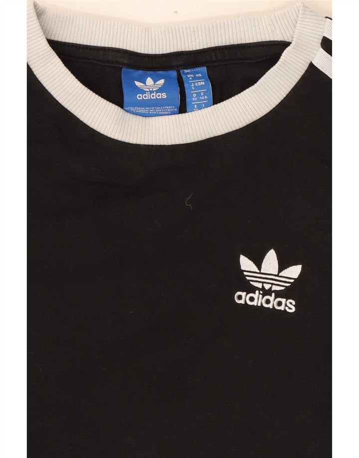 Maglia manica lunga da donna Adidas UK 4 XS Nera