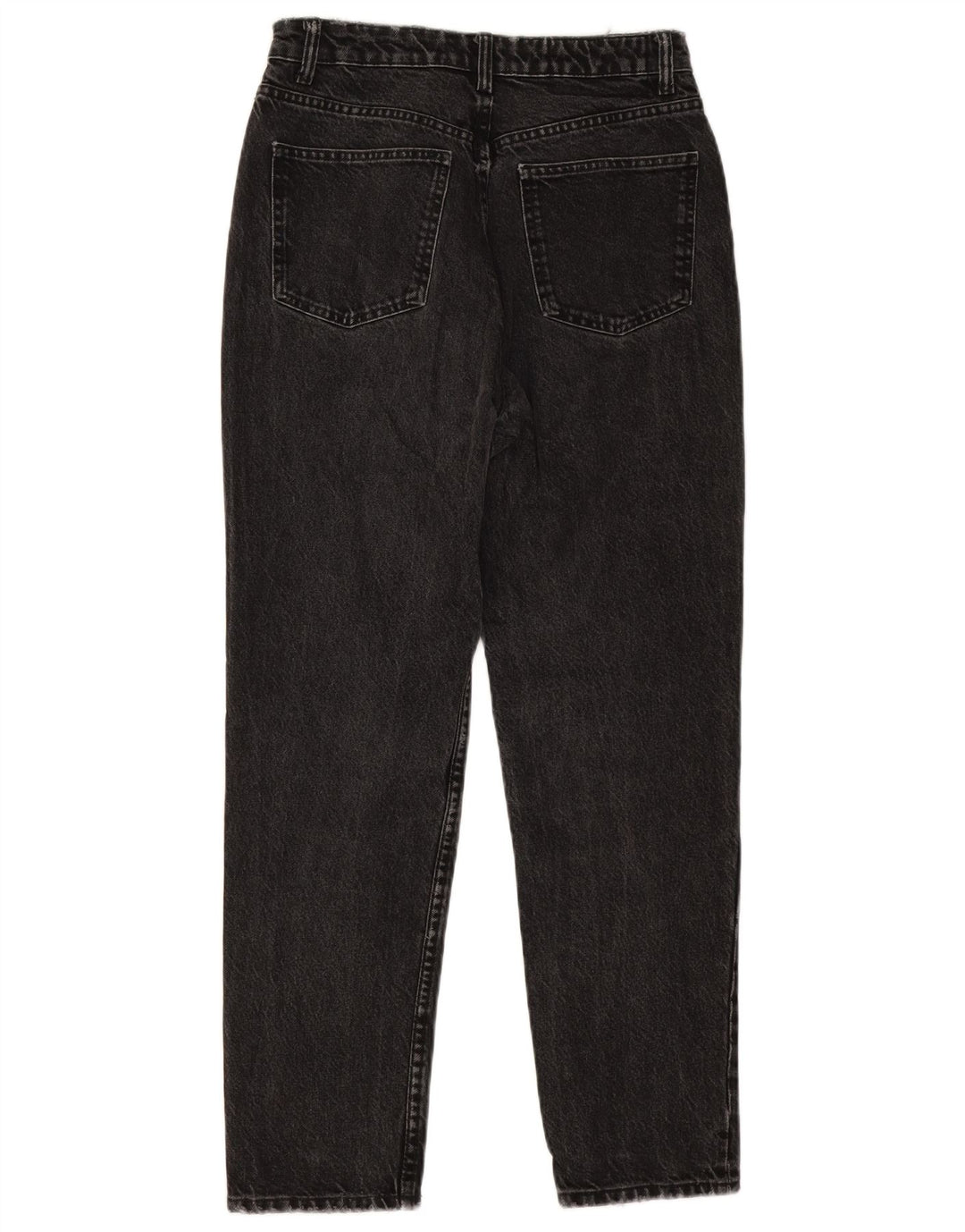 ZARA Womens Distressed Tapered Jeans EU 38 Small W28 L27 Grey