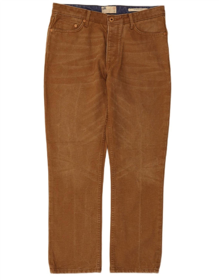 Marks & Spencer Jean droit homme W32 L29 marron coton