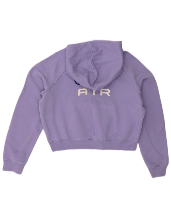 Felpa con cappuccio grafica Nike per ragazze, 13-14 anni, XL, cotone viola