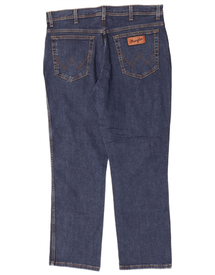Jeans dritti da uomo Wrangler W36 L30 Blu