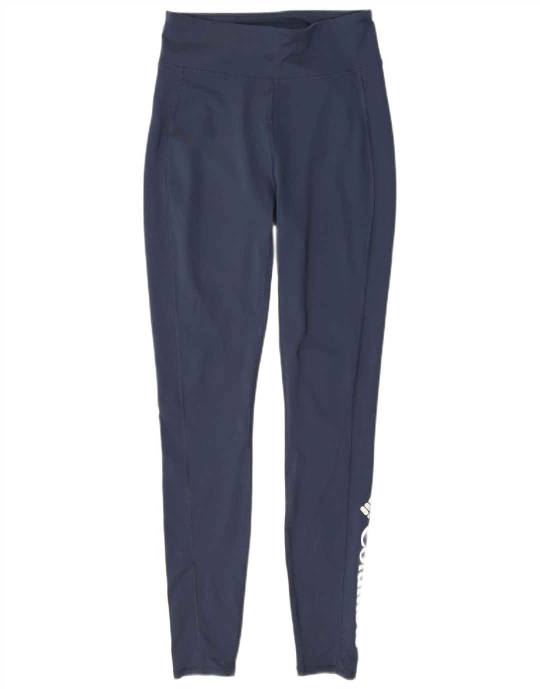 Columbia Womens Graphic Leggings UK 10 Small Navy Blue