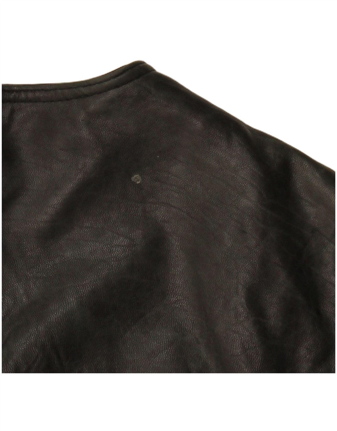 VINTAGE Herren Lederweste IT 50 Medium Schwarz