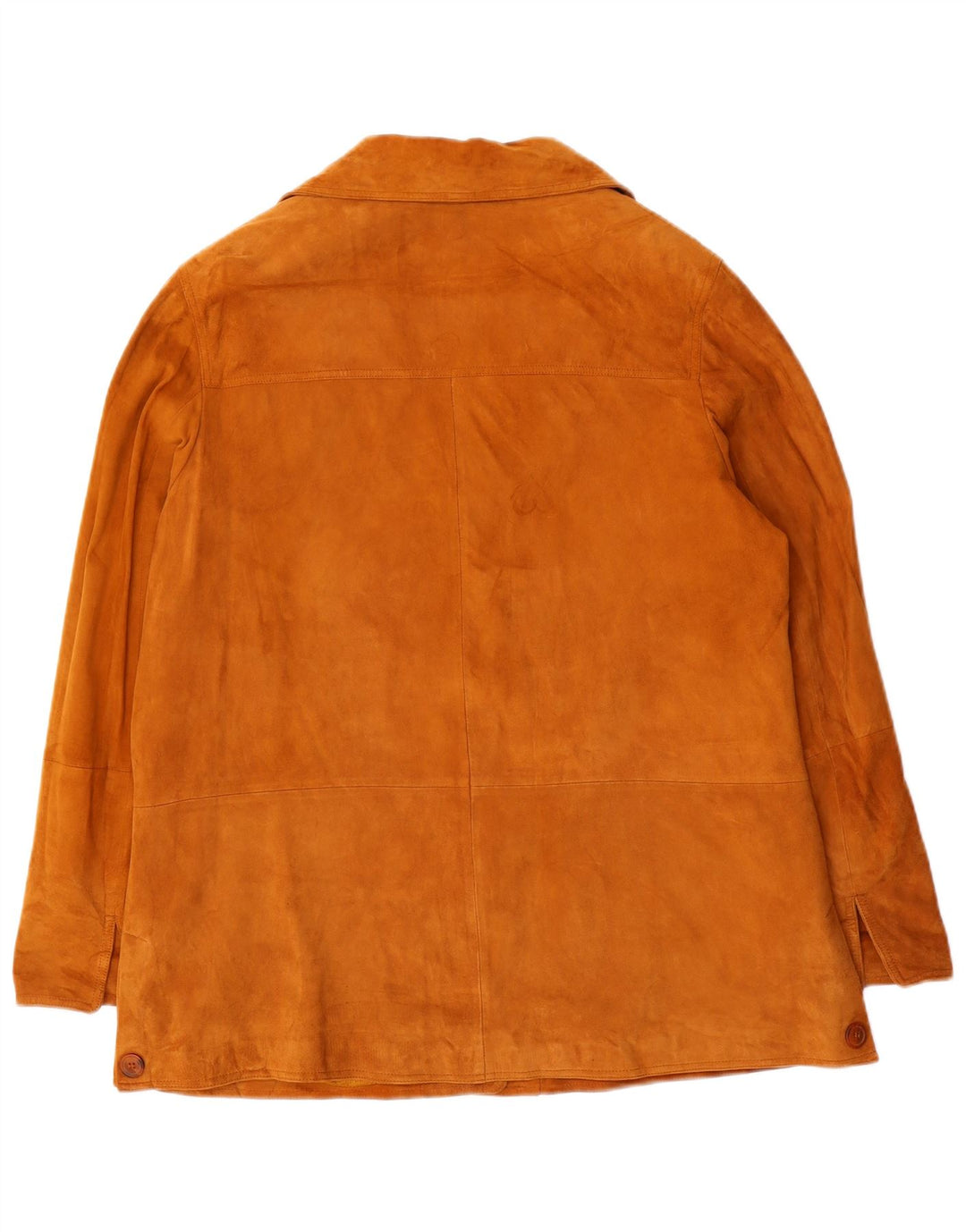 Peter Hahn Womens Suede Jacket US 23 3XL Brown Leather
