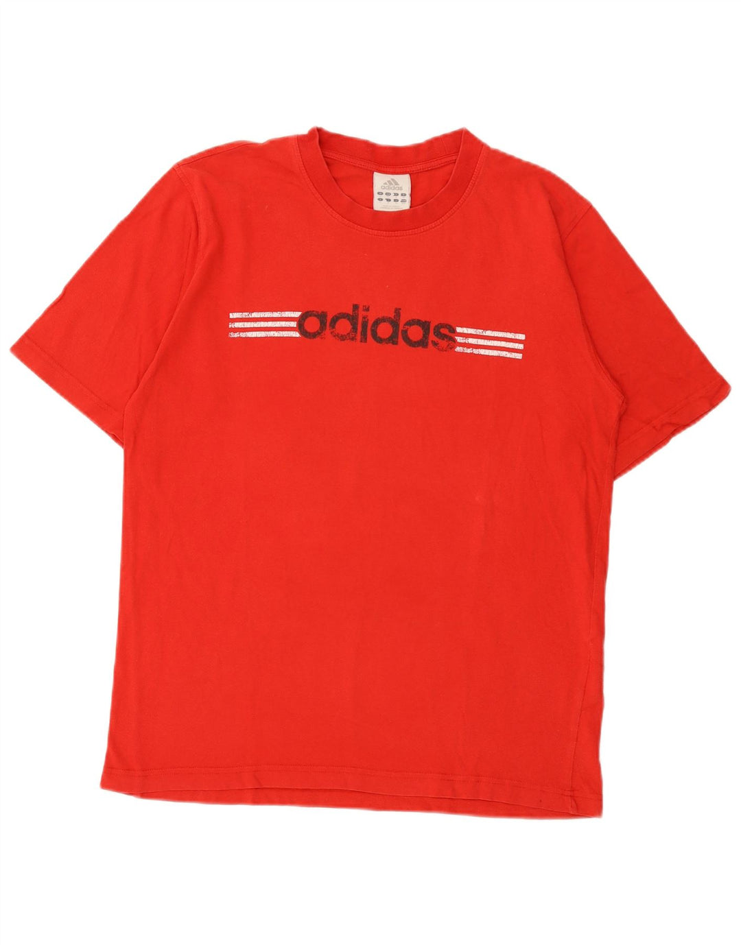 Adidas Mens Graphic T-Shirt Top Medium Red Cotton