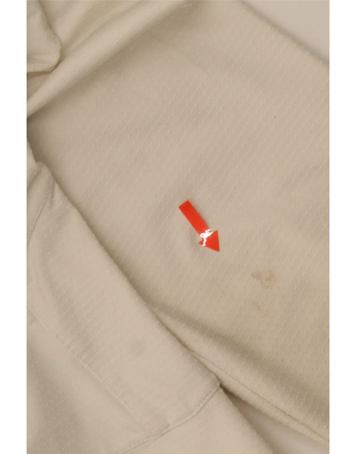 Nike Womens Crop Hooded Tracksuit Top Jacket UK 10/12 Medium White