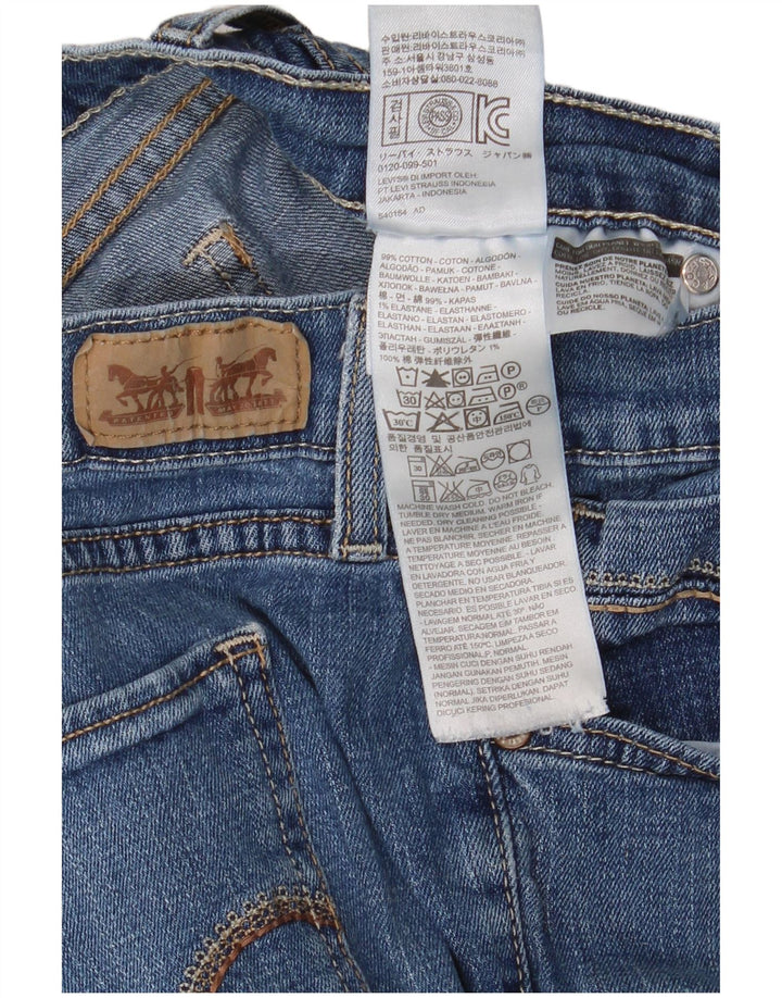 Levi's Womens 515 Bootcut Jeans W31 L32 Blue Cotton