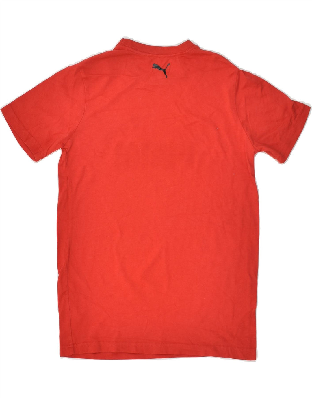 PUMA Boys Graphic T-Shirt Top 10-11 Years Medium  Red Cotton | Vintage Puma | Thrift | Second-Hand Puma | Used Clothing | Messina Hembry 