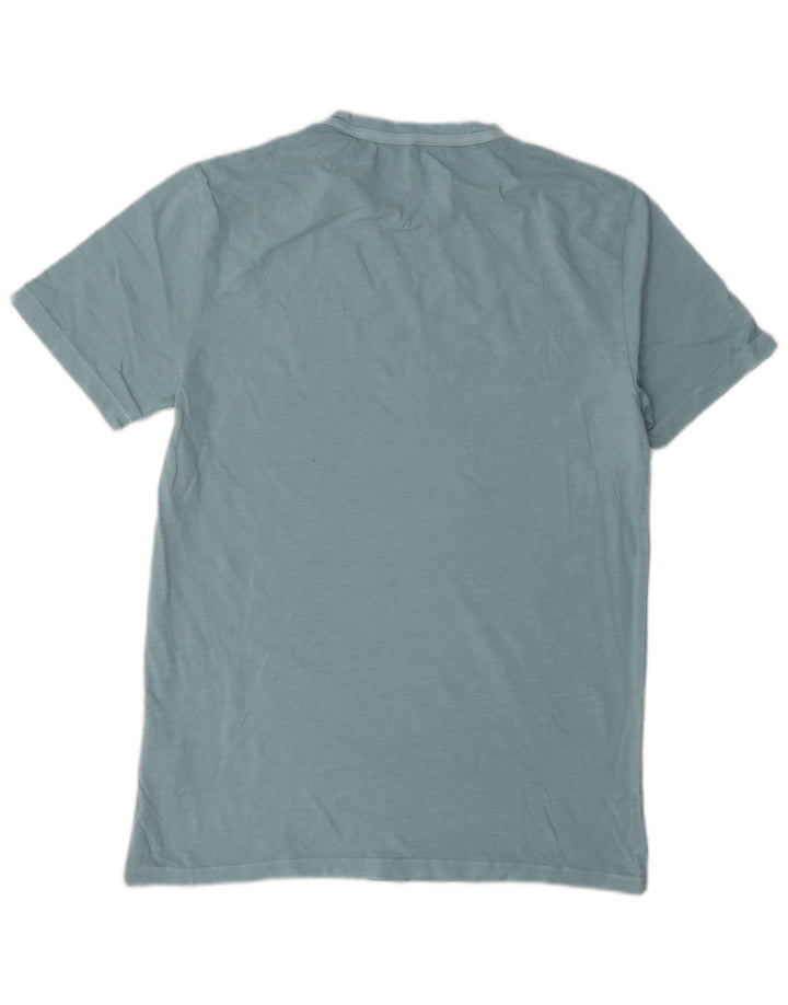 T-shirt da uomo con vestibilità regolare All Saints, in cotone blu medio
