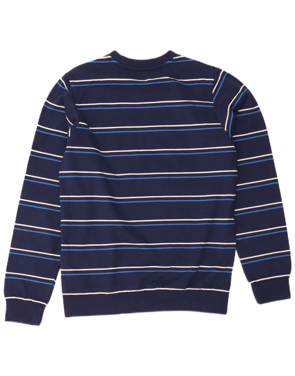 Nautica Boys Sweatshirt Jumper 13-14 år Marineblå stribet bomuld