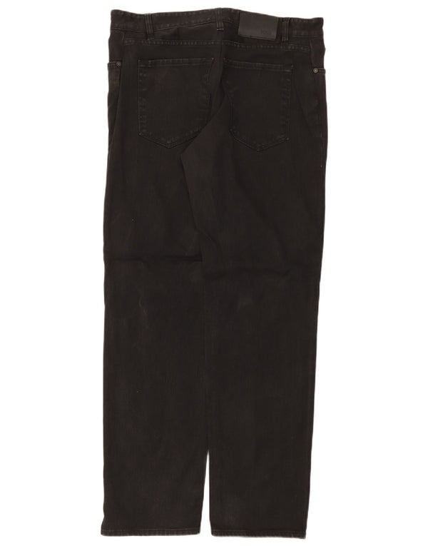 Мужские прямые джинсы Hugo Boss W32 L32, черный хлопок