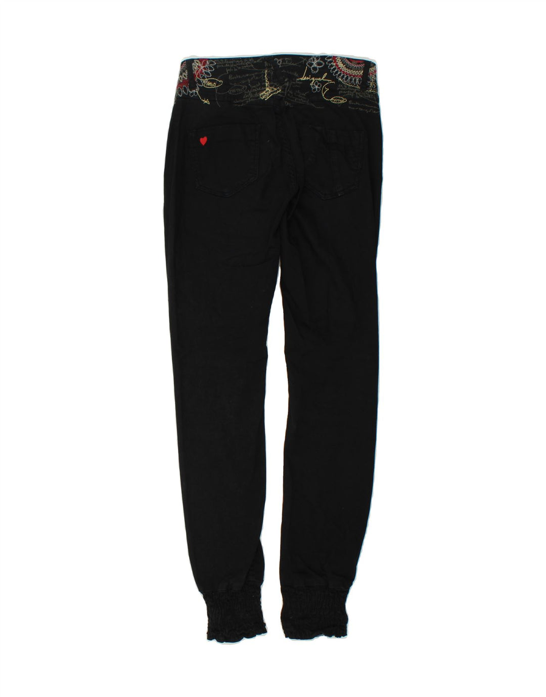 DESIGUAL Womens Jegging Jeans W26 L30 Black Cotton Vintage Desigual and Second-Hand Desigual from Messina Hembry 