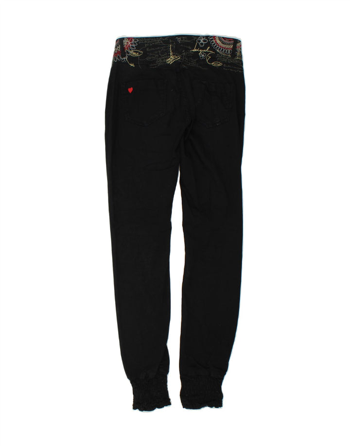 DESIGUAL Womens Jegging Jeans W26 L30 Black Cotton Vintage Desigual and Second-Hand Desigual from Messina Hembry 