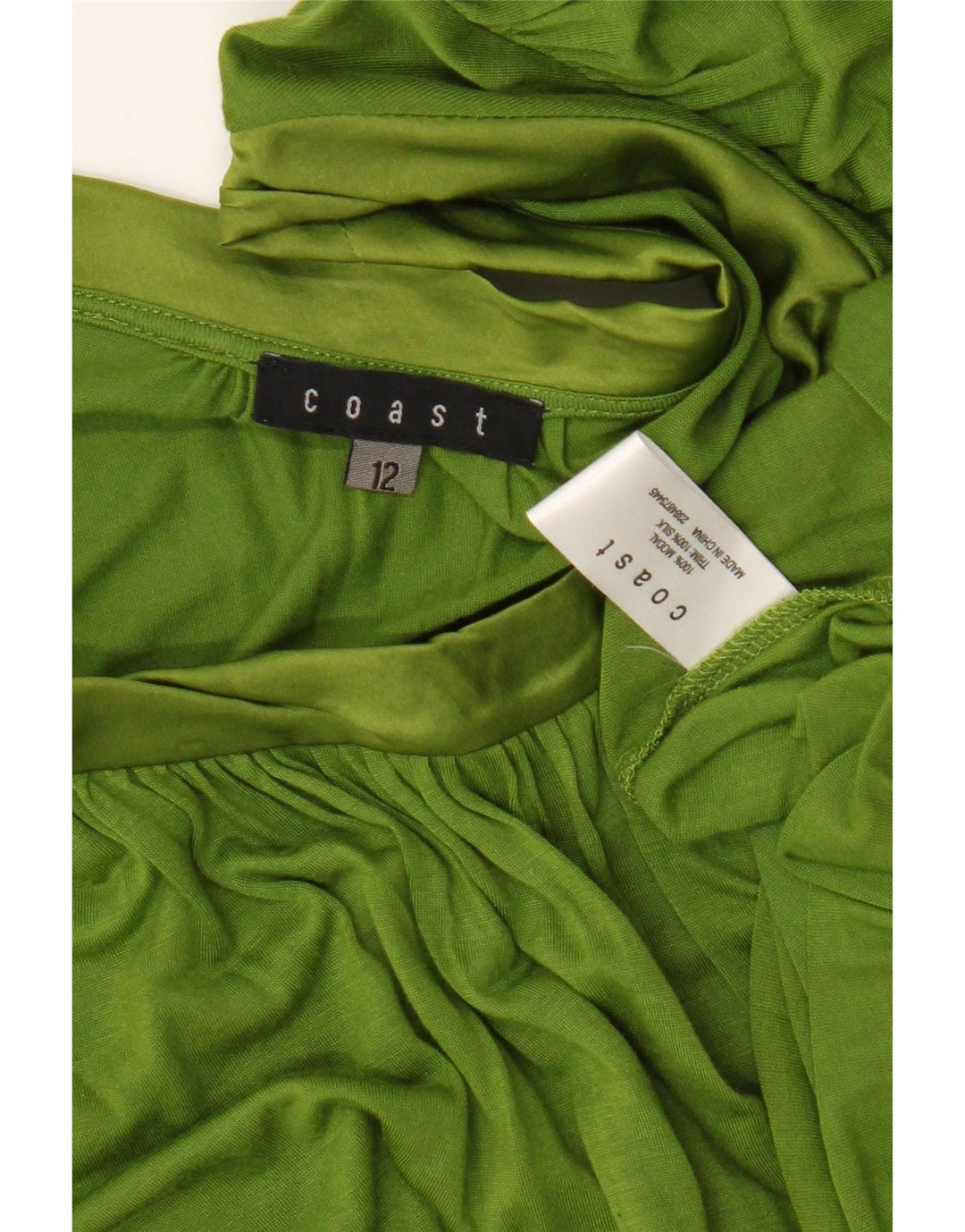 Coast Damebluse Top UK 12 Mellemgrøn Modal