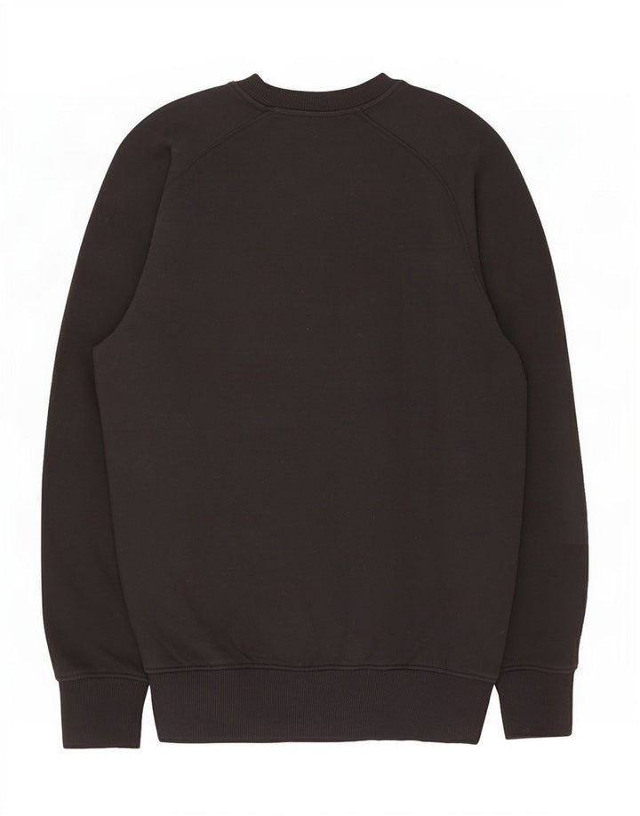 Zara Mujer Sudadera Extragrande Jersey UK 10 Small Algodón Negro