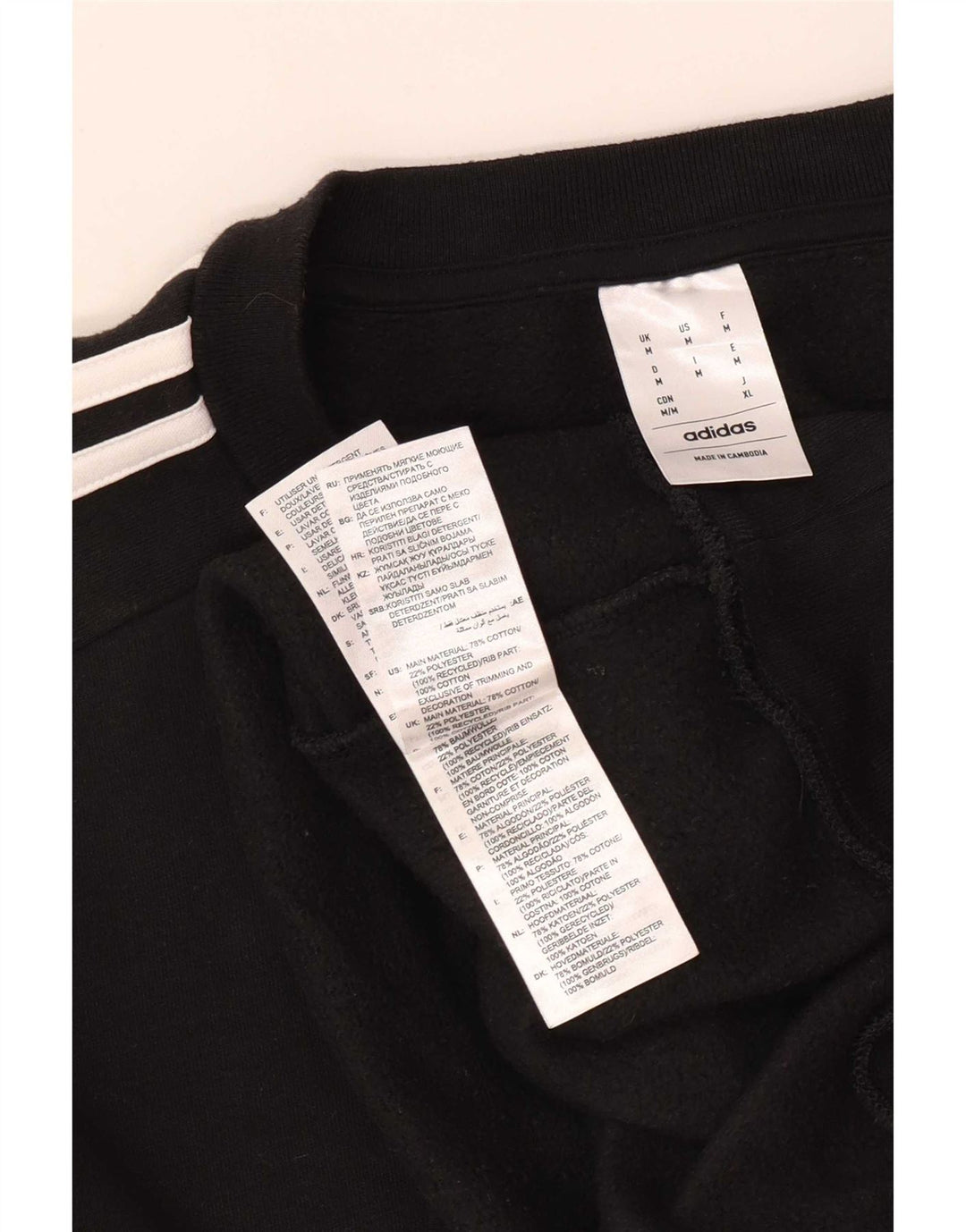 Ανδρικό φούτερ Adidas Jumper Μεσαίο μαύρο βαμβακερό