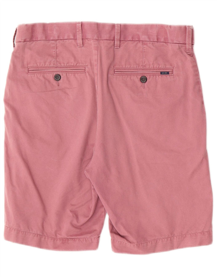 Marks & Spencer Mens Chino Shorts W32 Medium  Pink Cotton