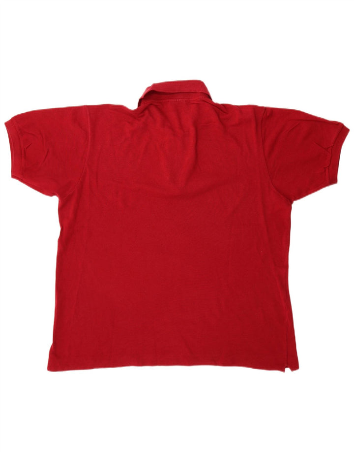 Lacoste Mens Polo Shirt Size 5 Large Red Cotton