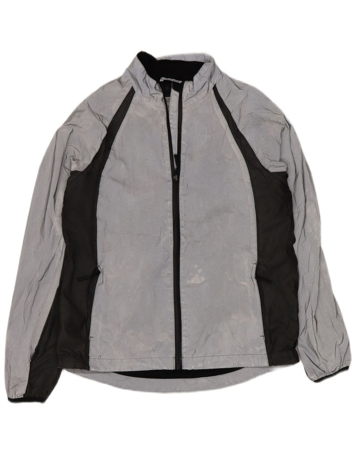 Mountain Warehouse Womens Windbreaker Jacket UK 12 Medium Grey Sports