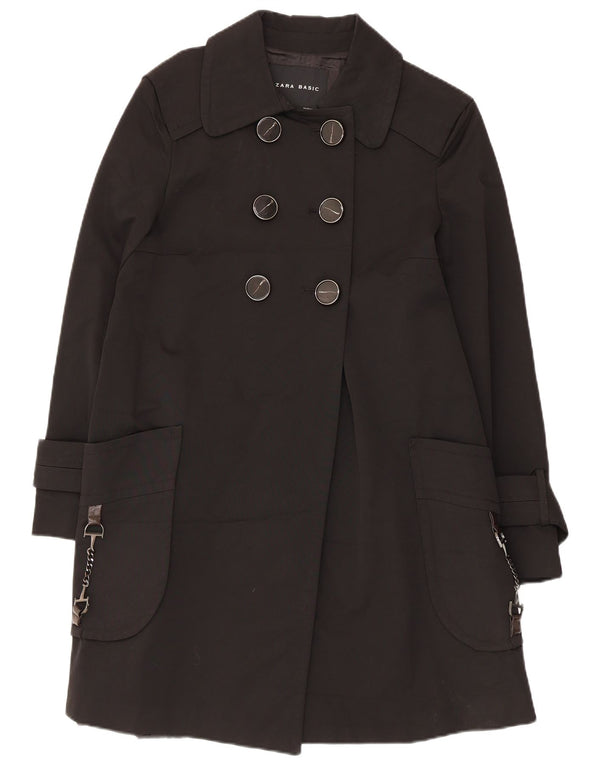 Trench da uomo Zara UK 40 grande in cotone nero