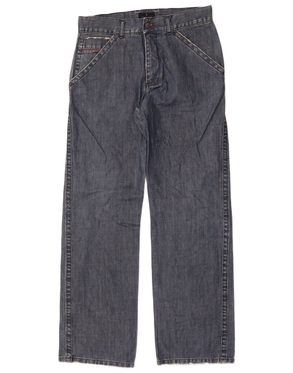 Trussardi Herre Straight Jeans IT 48 Medium W32 L34 Blå Bomuld
