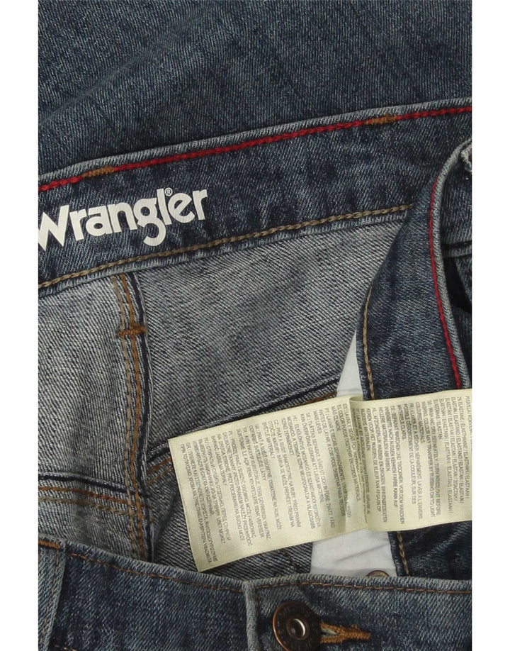 Wrangler Straight Jeans til mænd W36 L30 blå bomuld