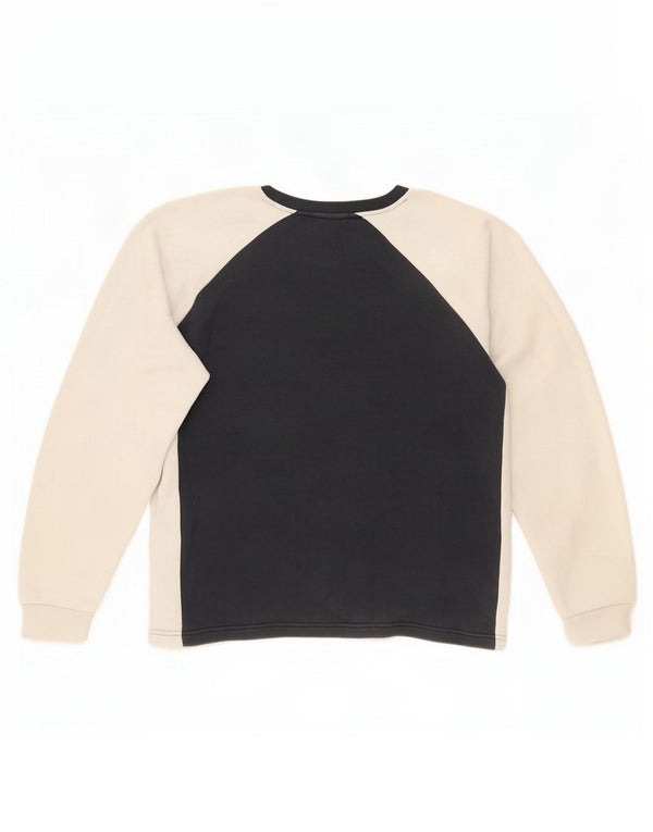Fila Sweatshirt til mænd IT 52/54 Large Navy Blue Colourblock Bomuld