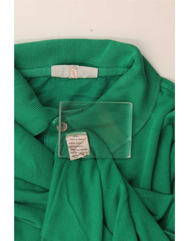 Polo da uomo Lacoste taglia 3 piccola in cotone verde