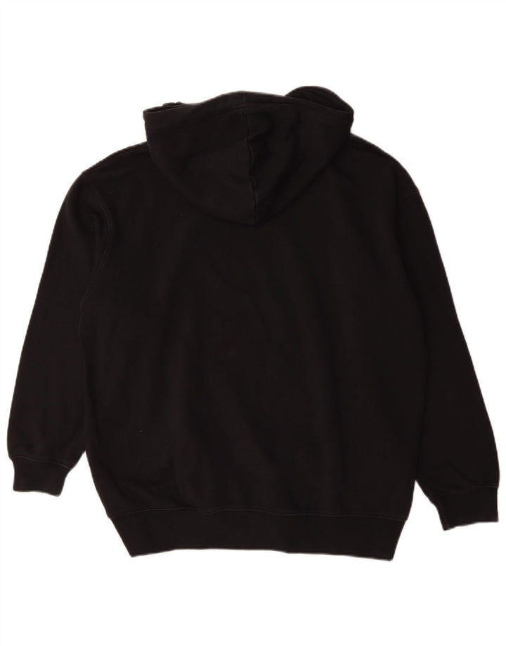 Nike Mens Oversized Hoodie Jumper Small Black Cotton