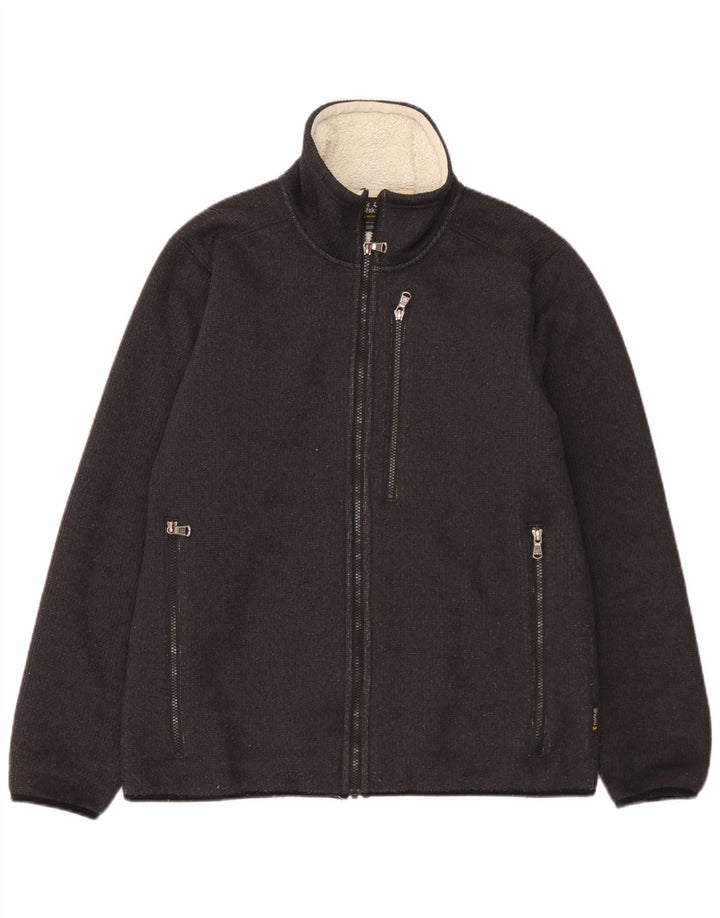 Jaqueta bomber masculina Jack Wolfskin Reino Unido 40 poliéster preto médio