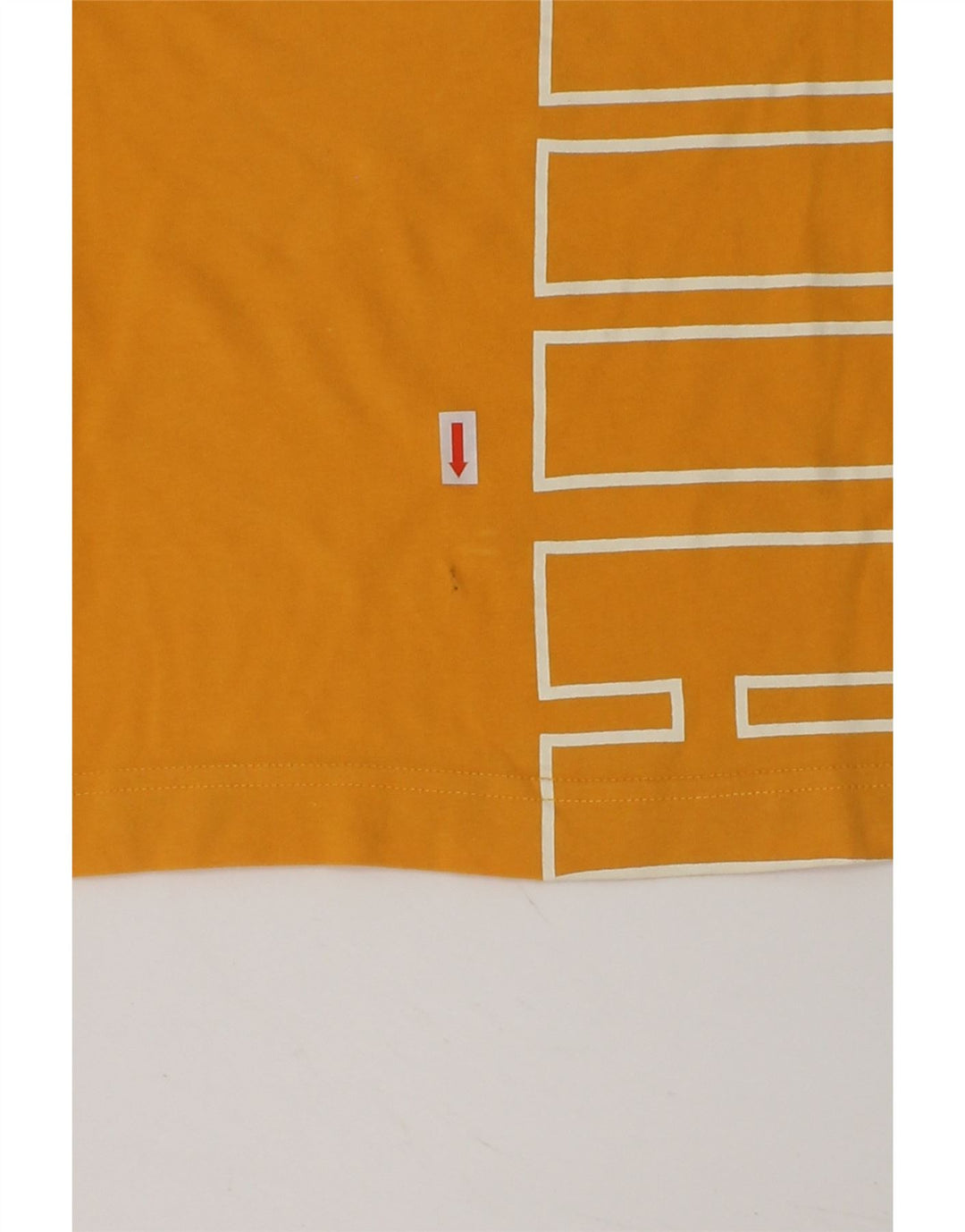 PUMA Boys Graphic T-Shirt Top 7-8 Years Yellow Colourblock Cotton | Vintage Puma | Thrift | Second-Hand Puma | Used Clothing | Messina Hembry 