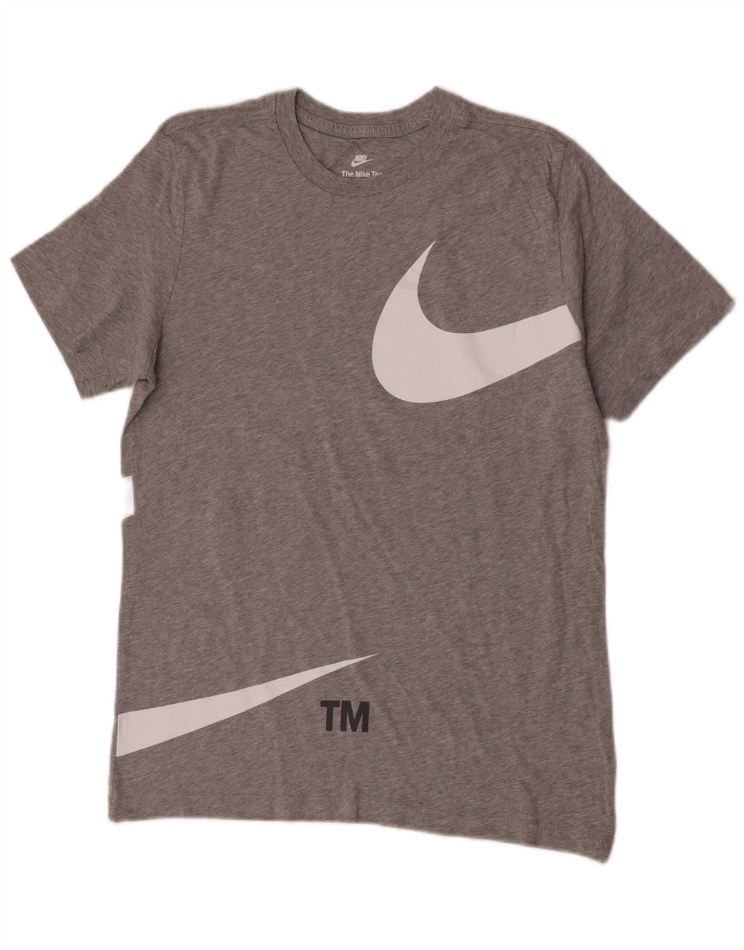 T-shirt grafica da uomo Nike Top in cotone grigio medio