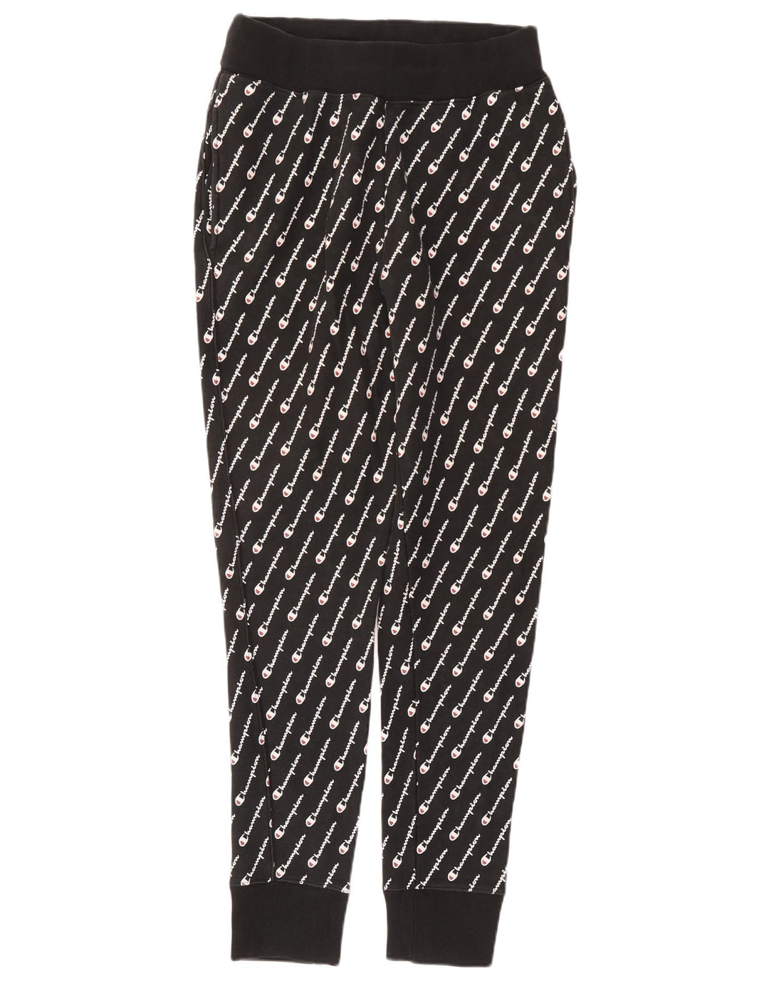 Champion Herre Reverse Weave Graphic Tracksuit Bukser Joggers Large Black