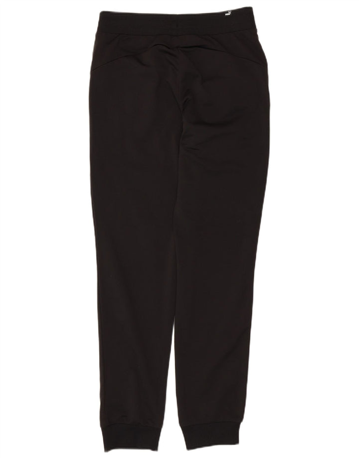 PUMA Mens Tracksuit Trousers Joggers XS Black Polyester
