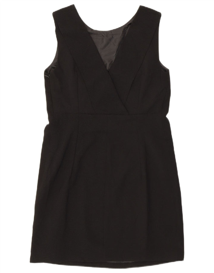 J. Crew Womens Sleeveless Sheath Dress US 2 XS Black Polyester