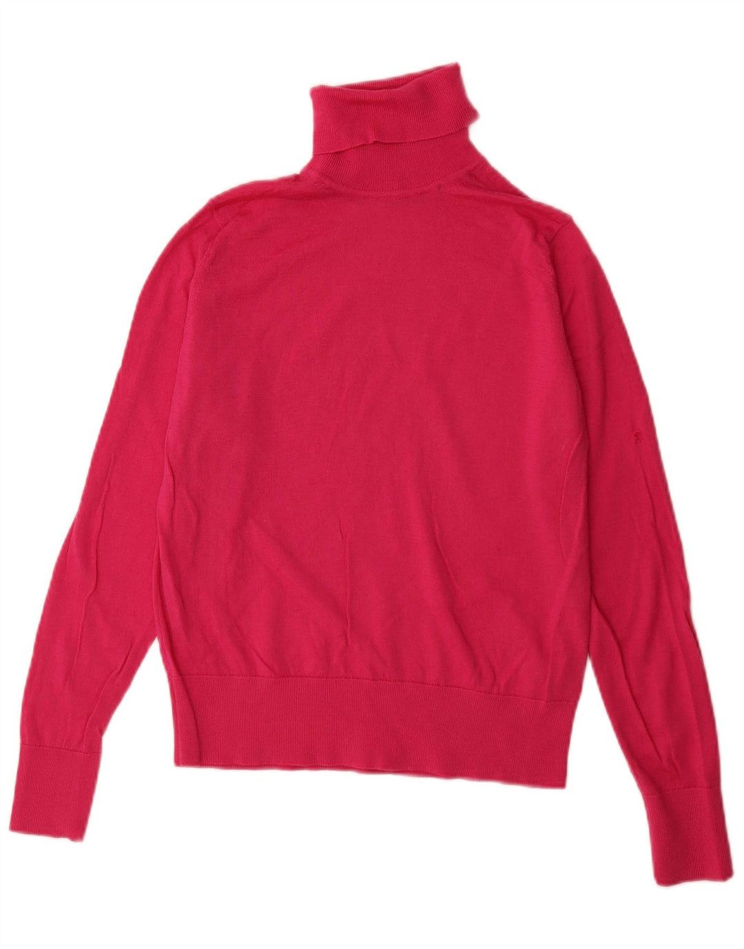 Maglione maglione a collo alto da donna Marks & Spencer UK 12 Rosa medio