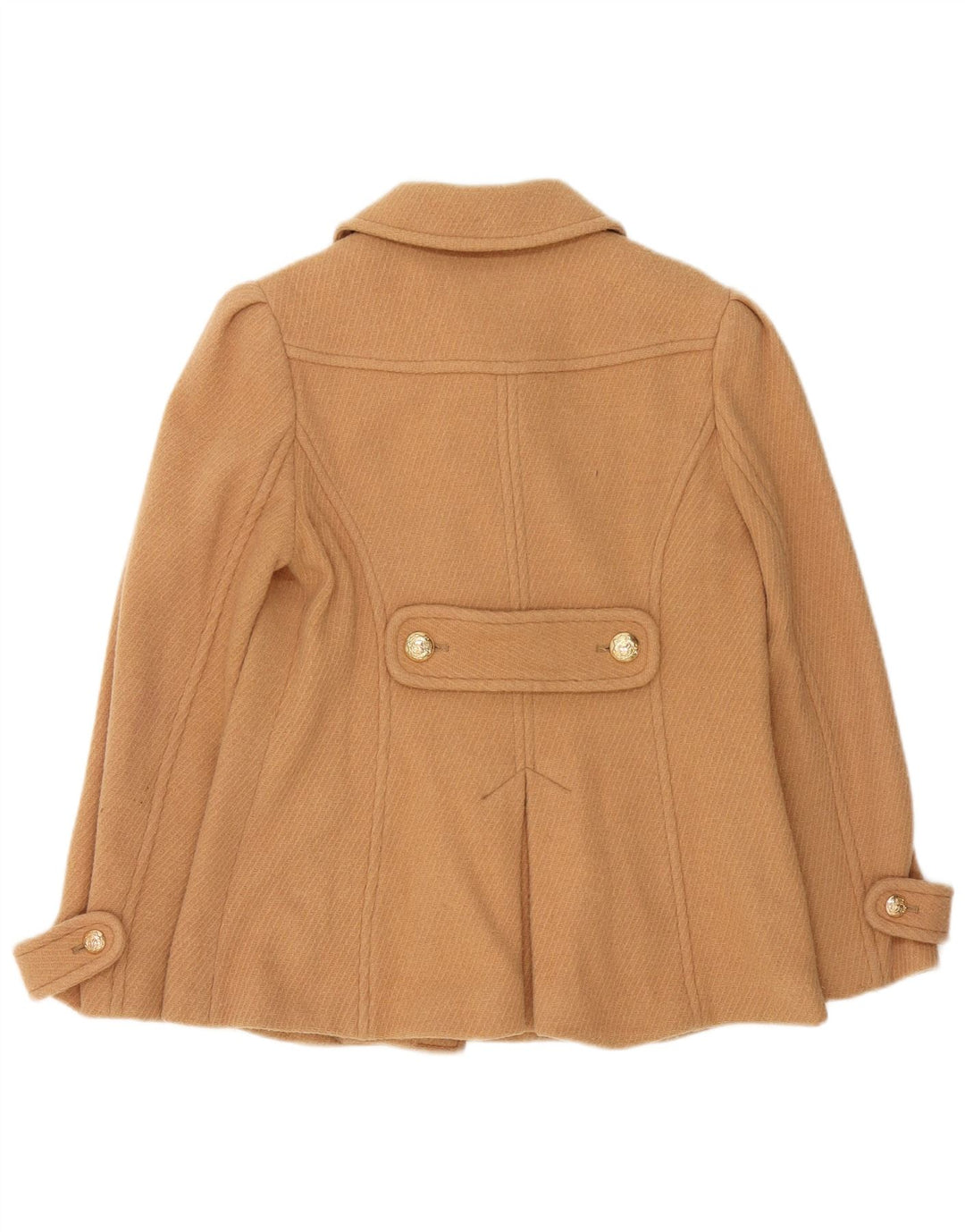 Juicy Couture Chaqueta de lona para mujer Reino Unido 12 Lana marrón medio