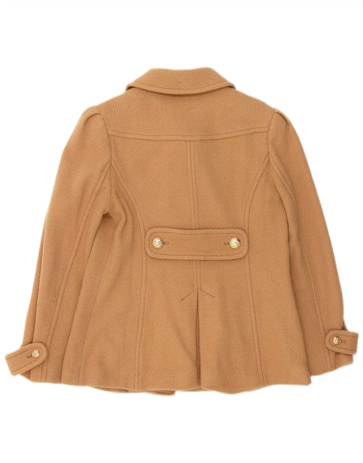 Juicy Couture Chaqueta de lona para mujer Reino Unido 12 Lana marrón medio