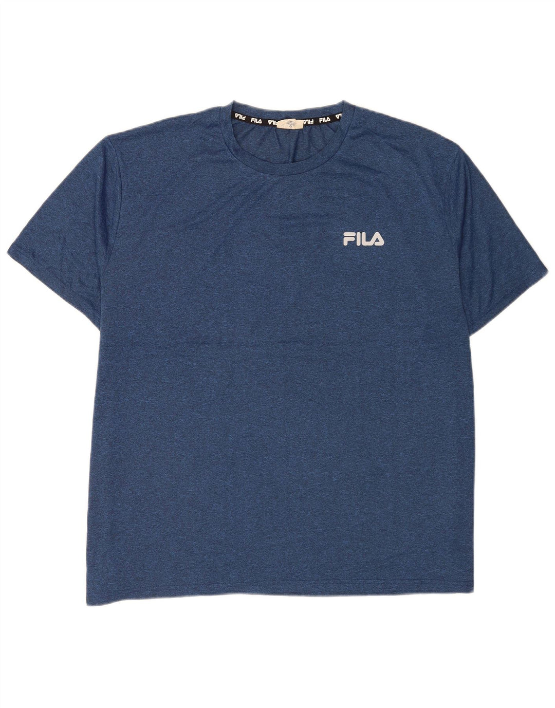 Fila T-Shirt Homme Top 4XL Bleu Marine Polyester