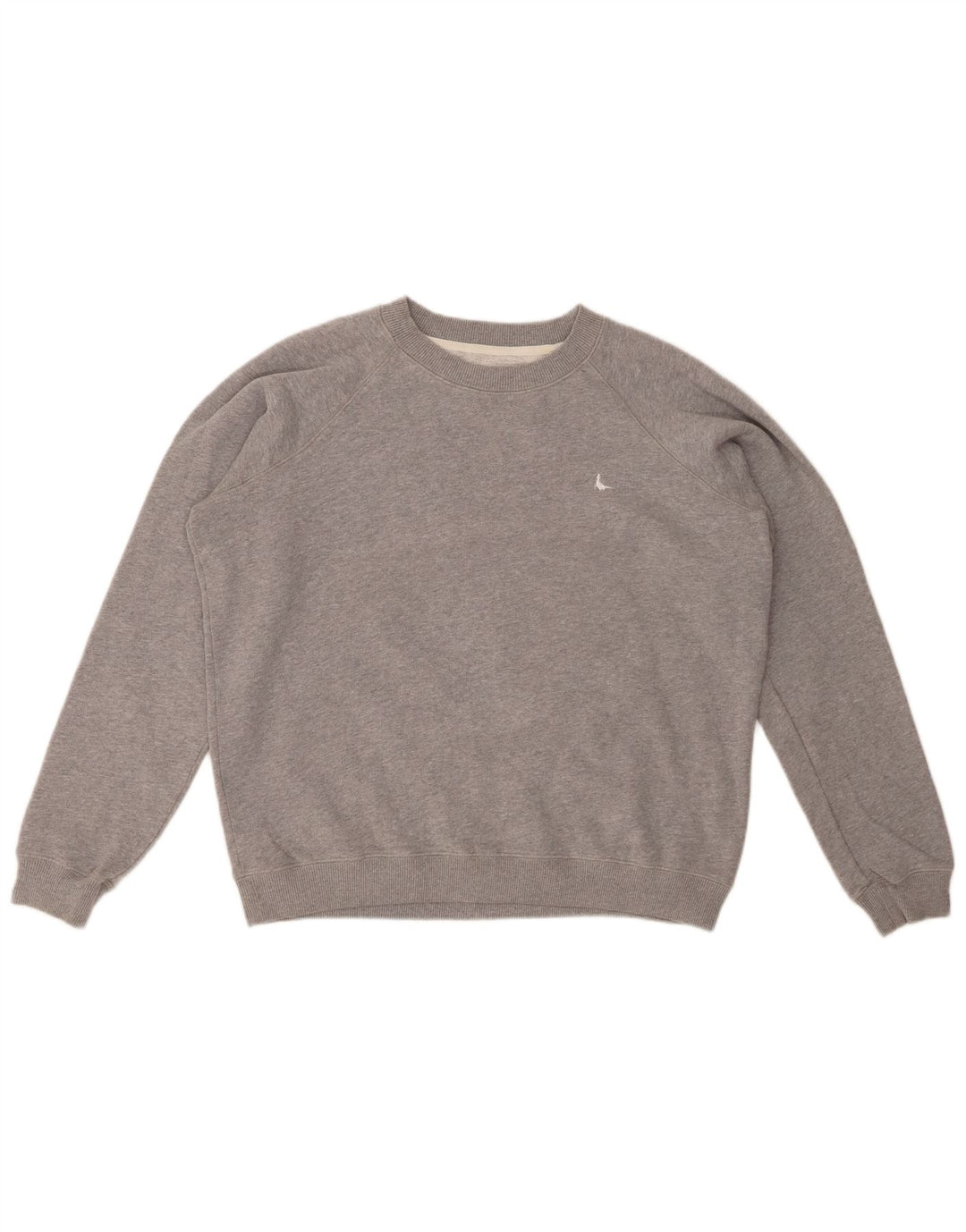 JACK WILLS Dame Oversized Sweatshirt Jumper UK 12 Medium Grå Bomuld