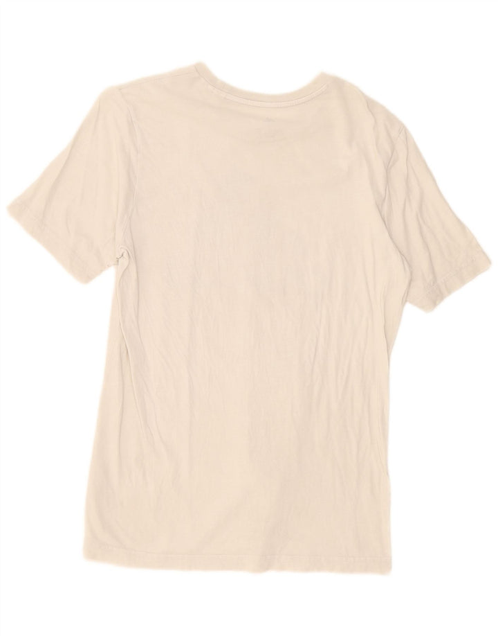 Adidas Mens Graphic T-Shirt Top Small White Cotton